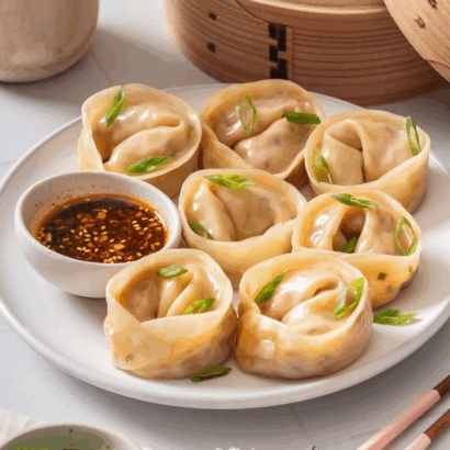 Kimchi Mandu (Korean Kimchi Dumplings)-Kbites.in