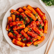 Tteokbokki (Korean Rice Cakes in Gochujang Sauce)-Kbites.in